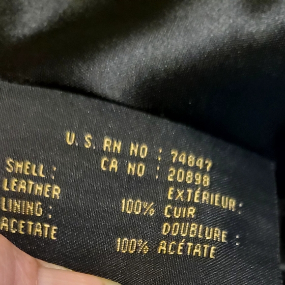 Marc New York Black leather long trench coat - Picture 5 of 9